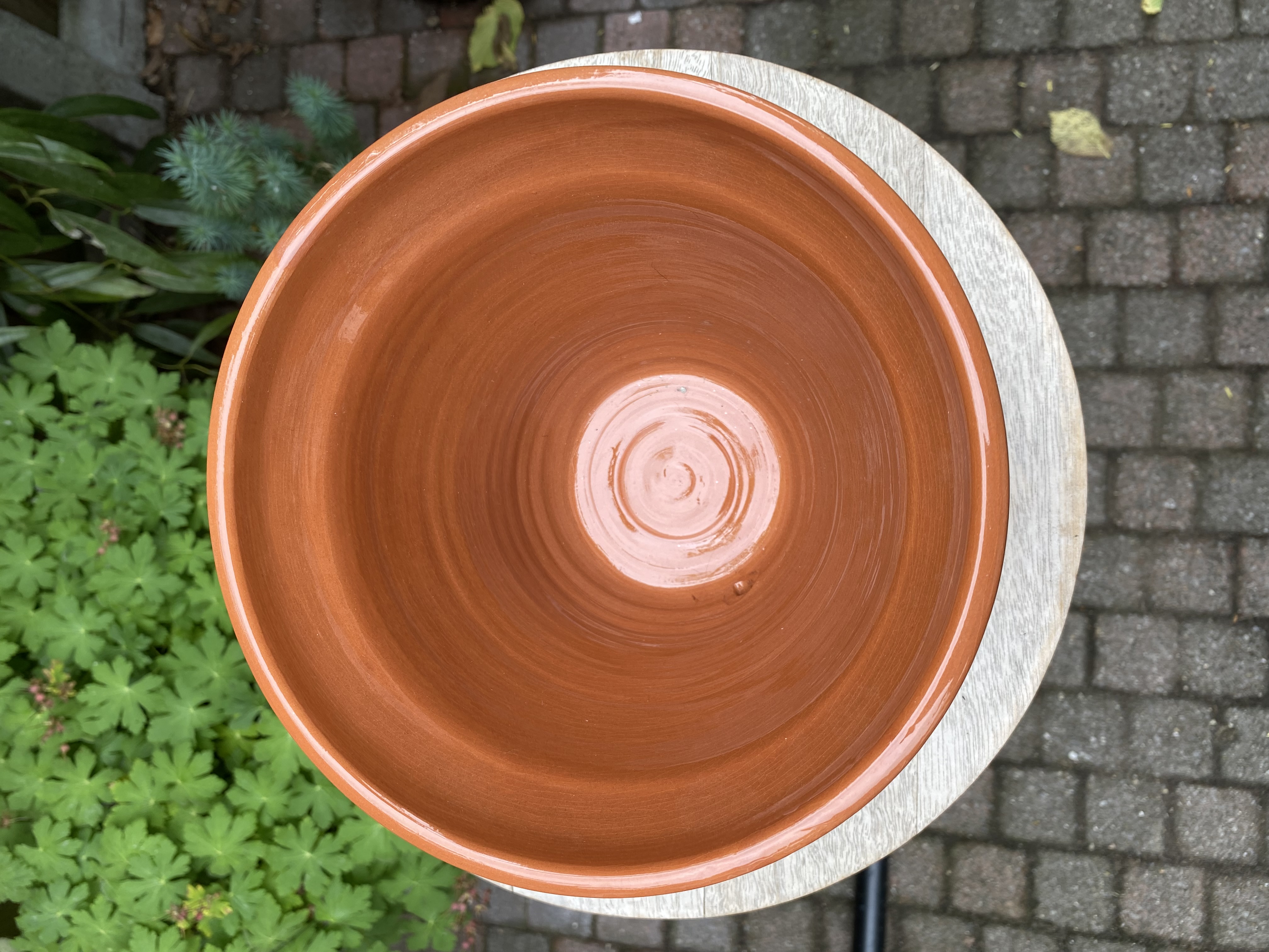 Bloempot met schotel (medium)