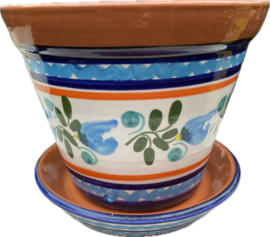 Bloempot met schotel (klein)