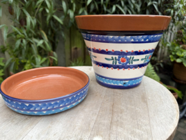 Bloempot met schotel (medium)