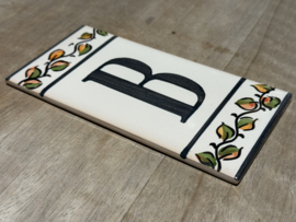 Keramische tegel Porto / letter B (15x7,5cm)