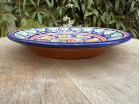 Portugees Tapasbordje Kleurrijk | Handgemaakt Keramiek Ø 18,5 cm