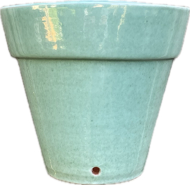 Hangende bloempot Alqueva / mint turquoise / groot
