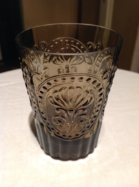 Waterglas Fleur de Lys bruin M