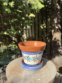 Bloempot met schotel (medium)