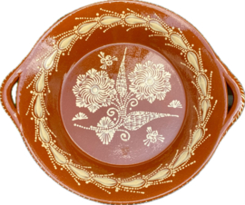Ronde schaal met handgrepen Ø40x7cm