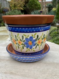 Bloempot met schotel (klein)
