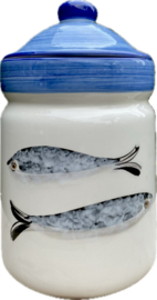 Voorraadpot Keramiek 1500ml / Sardines (R.787)