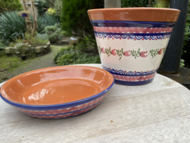 Bloempot met schotel (klein)