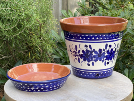 Bloempot met schotel (medium)