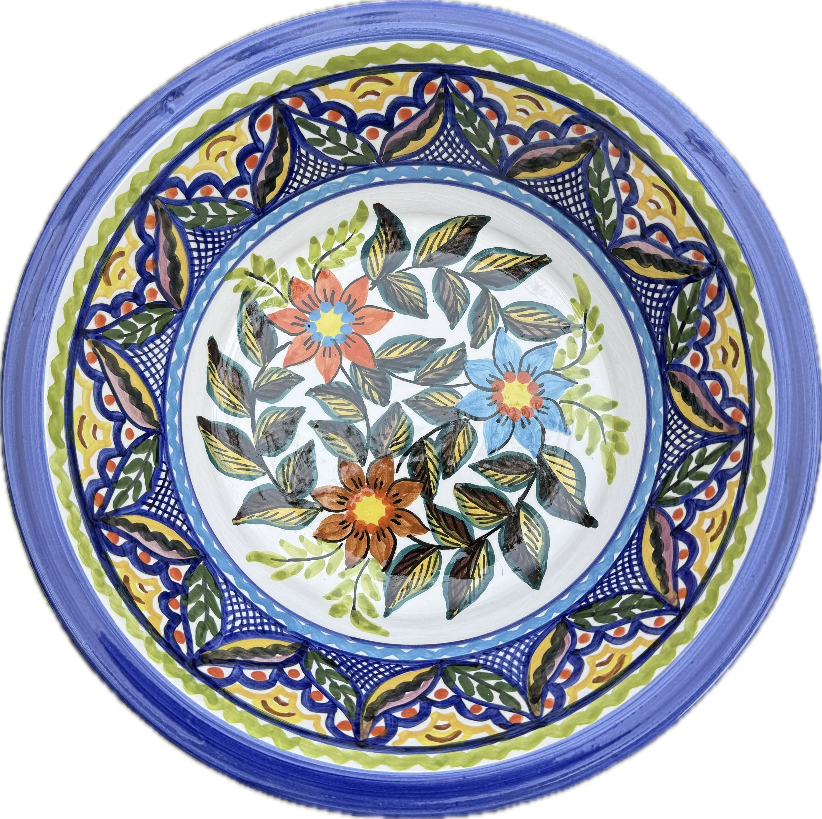 Ronde diepe schaal groot Ø31x9cm (ps9)