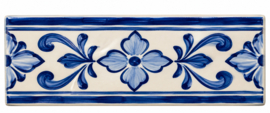 Keramische Randtegel Arrábida Patroon | Smalle Afwerking Wandtegels | 15 x 5 cm