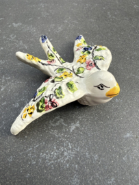 Handgemaakte Portugese Zwaluw | Patroon Coimbra | Wanddecoratie S (10 cm)