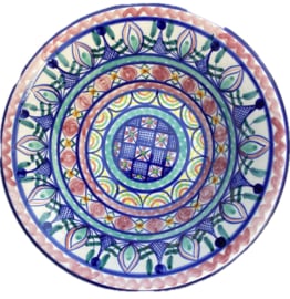 Ronde diepe schaal medium Ø23x8cm (pa4)