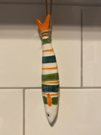 Keramische sardine Olivais 17x3,5cm