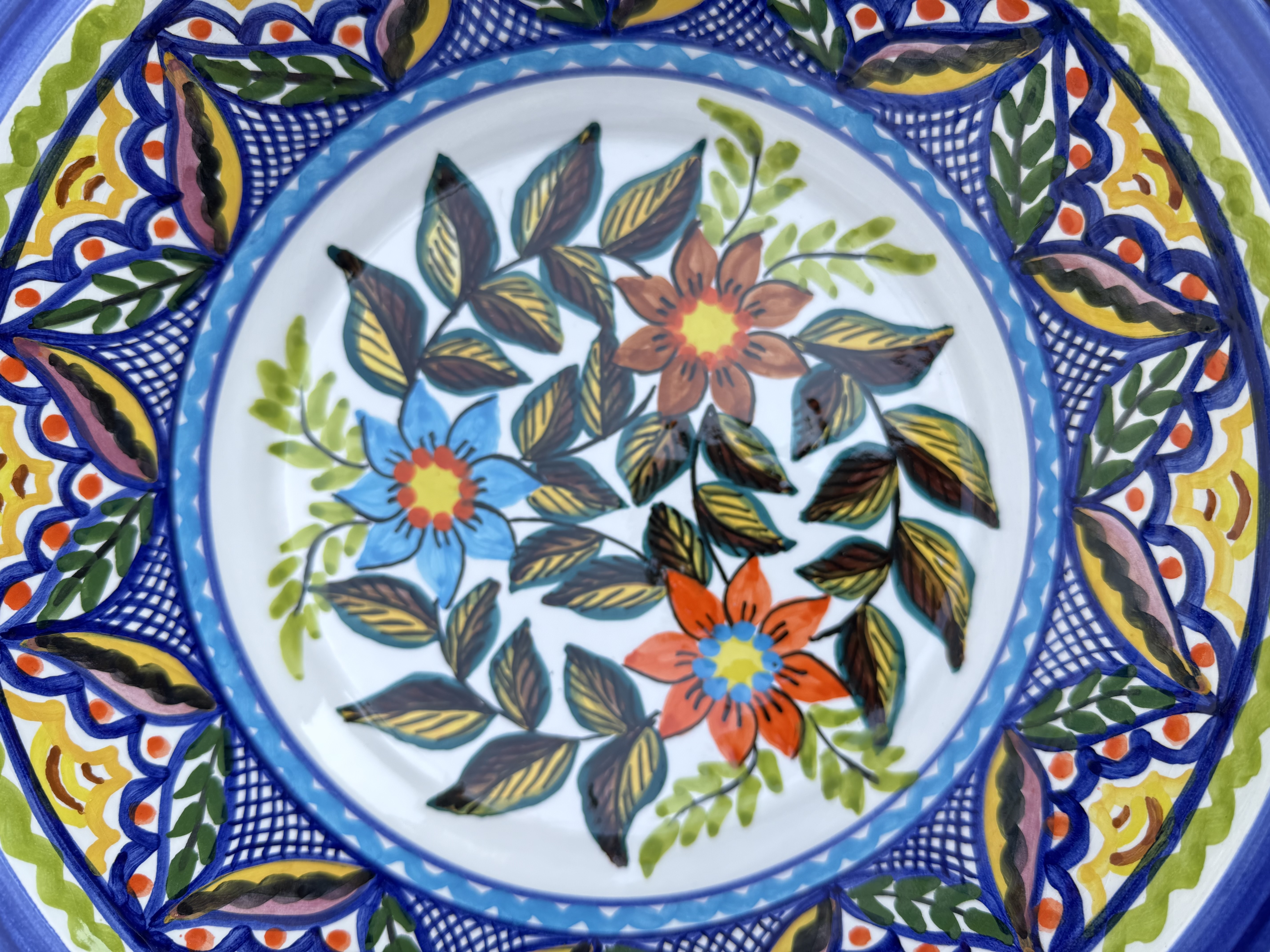 Ronde diepe schaal groot Ø31x9cm (ps9)