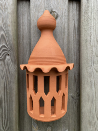 Wandlantaarn terracotta Ferragudo 34x17cm (R-C25)