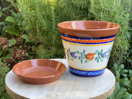 Bloempot met schotel (medium)