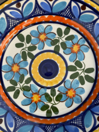 Portugees Tapasbordje Kleurrijk | Handgemaakt Keramiek Ø 18 cm