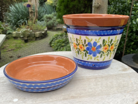 Bloempot met schotel (klein)