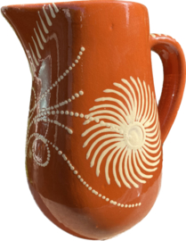 Waterkan met handvat 2000 ml / bruin aardewerk Barcelos collectie