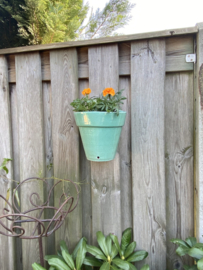 Hangende bloempot Alqueva / mint turquoise / groot