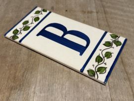 Keramische tegel Lisboa / letter B (15x7,5cm)
