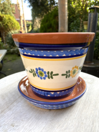Bloempot met schotel (klein)