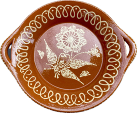 Ronde schaal met handgrepen Ø34x6cm