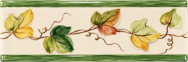 Keramische Randtegel Balaia Patroon | Smalle Afwerking Wandtegels | 15 x 5 cm