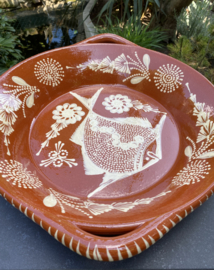 Ronde schaal met handgrepen Ø40x7cm