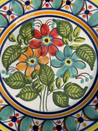 Portugees Tapasbordje Kleurrijk | Handgemaakt Keramiek Ø 18,5 cm