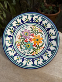 Portugees Tapasbordje Kleurrijk | Handgemaakt Keramiek Ø 18,5 cm
