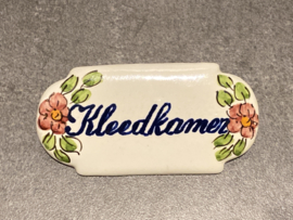 Keramisch deurbordje Kleedkamer (9x4,5cm)