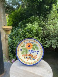 Bord met bloemen Ø24cm (jc-p4)