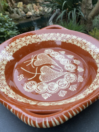 Ronde schaal met handgrepen Ø40x7cm