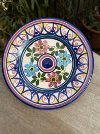 Portugees Tapasbordje Kleurrijk | Handgemaakt Keramiek Ø 18,5 cm