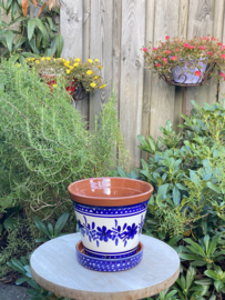 Bloempot met schotel (medium)