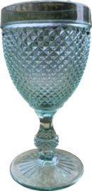 Wijnglas M turquoise blauw (Diamond - bicos) / Vista Alegre