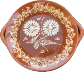 Ronde schaal met handgrepen Ø40x7cm