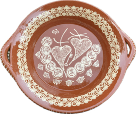 Ronde schaal met handgrepen Ø40x7cm