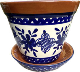 Bloempot met schotel (klein)