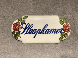 Keramisch deurbordje Slaapkamer (9x4,5cm)