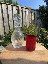 Waterglas rood (Diamond - bicos) / Vista Alegre