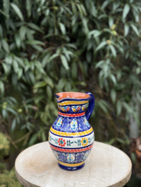 Schenkkan "Monsaraz" | Kleurrijk Bloemmotief | Handgemaakt Portugees Aardewerk | 1 Liter