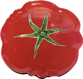 Bord rood Ø43cm tomaten collectie Bordallo Pinheiro (R-29001)