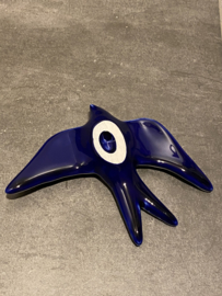 Zwaluw kobaltblauw 16x12,5cm
