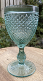 Wijnglas L turquoise blauw (Diamond - bicos) / Vista Alegre