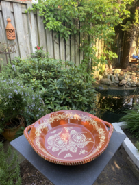Ronde schaal met handgrepen Ø40x7cm
