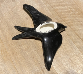 Keramische zwaluw met patroon 20x14cm