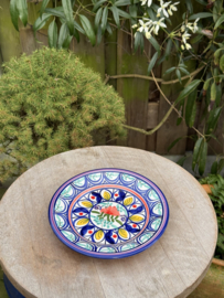 Portugees Tapasbordje Kleurrijk | Handgemaakt Keramiek Ø 18,5 cm